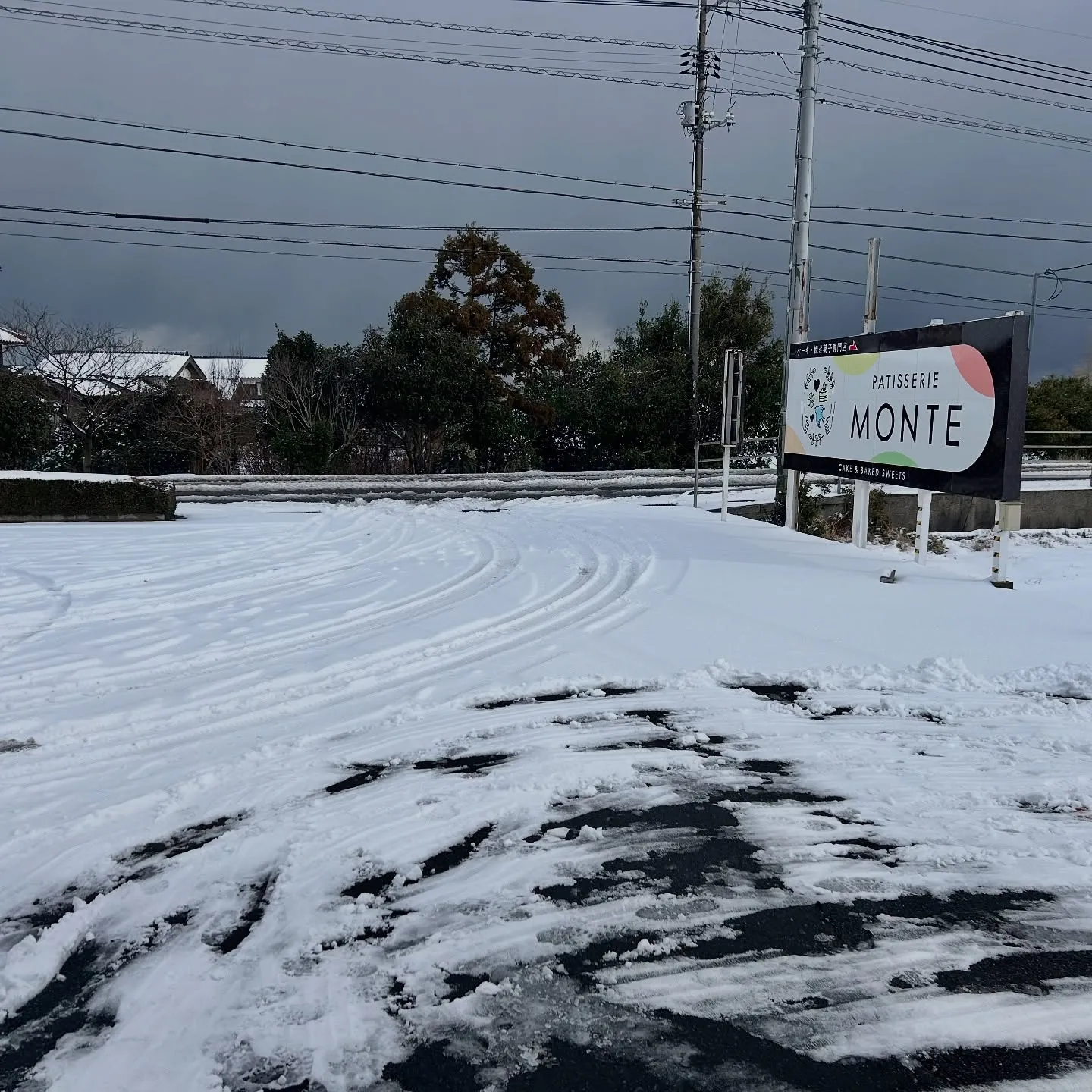 雪が積もりましたね⛄️